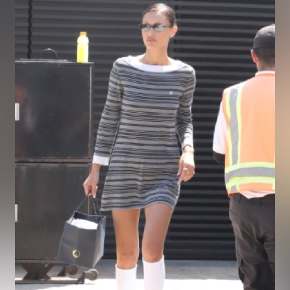 Chanel 2007 Striped Mini Dress - size 42